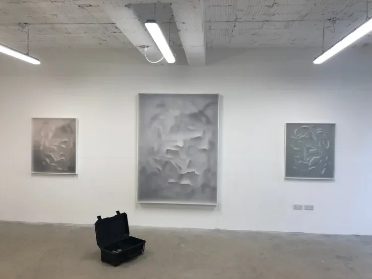 Installation view, ZOË HOARE, SEEING THROUGH FOLDS